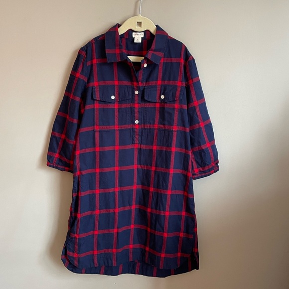 JCREW kids plaid dress - Picture 1 of 3